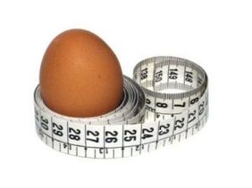 egg and a centimeter for weight loss